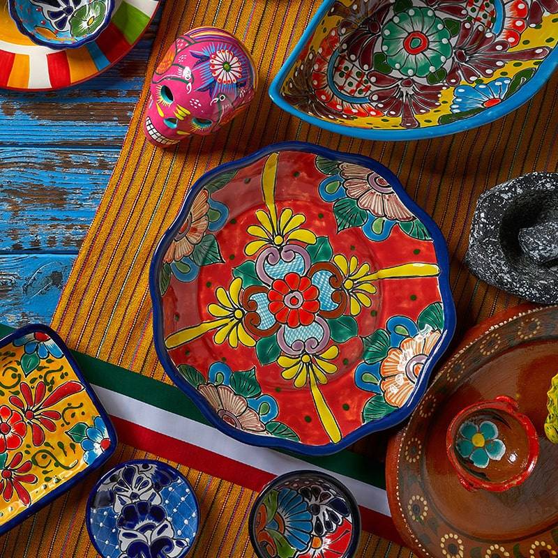 Colourful Mexico serving dish from Meshico Restaurant Group